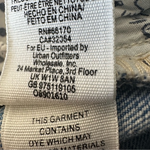 Free People We the Free Blossom Rigid Skinny Jeans Distressed New NWT Size 31 - Picture 9 of 10